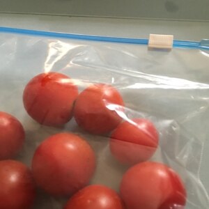 ミニトマトの冷凍保存